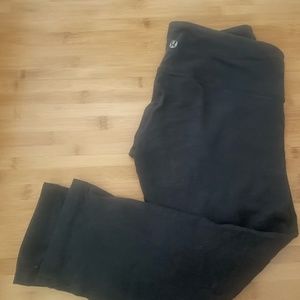 Vintage Lululemon Cotton Wunder Under leggings, Grey Size 6